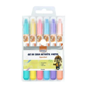 Giz de cera infantil retrátil