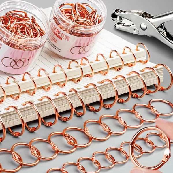 Prata-ou-ouro-rosa-solto-folha-vinculativo-anel-DIY-metal-30pcs-50pcs.jpg_ (1)