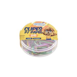 Clips 2/0 colorido em aço