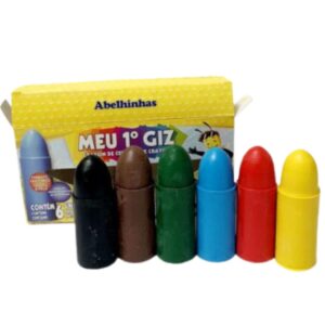 "giz de cera infantil colorido"