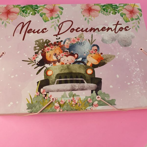 Pasta Polionda Personalizada(Temática) Pasta Porta Documentos