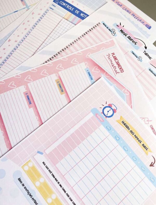 Planner de Aula Professores