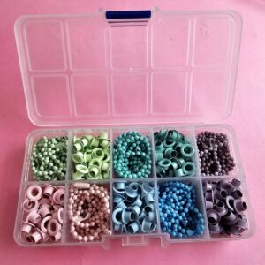 KIT ILHÓS nº54 + CORRENTINHA -5 CORES(candy colors)