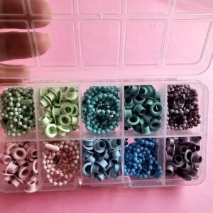 KIT ILHÓS nº54 + CORRENTINHA -5 CORES(candy colors)