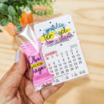 mini calendario 2025