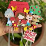 TOPO CHAPEUZINHO VERMELHO LOBO E VOVÓ