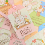 Etiquetas adesivas para ovos de Páscoa"