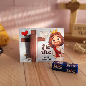 Card Páscoa para Baton ou Bis