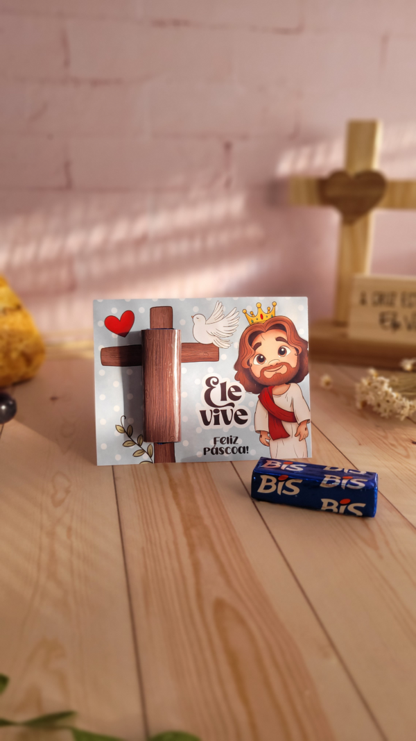 Card Páscoa para Baton ou Bis