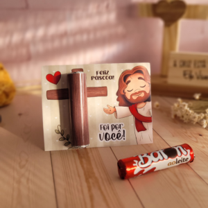 Card Páscoa para Baton ou Bis