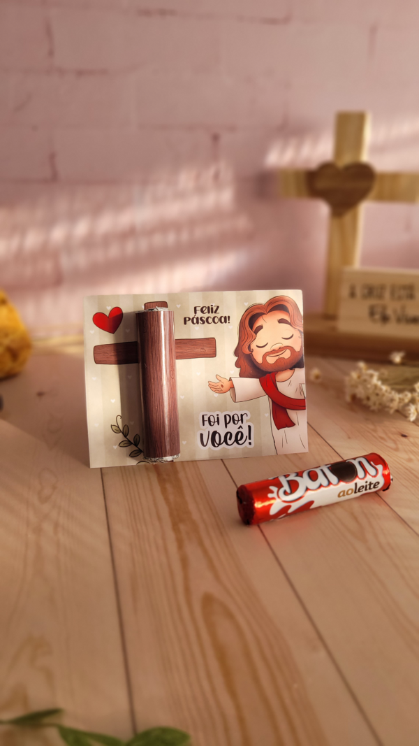 Card Páscoa para Baton ou Bis