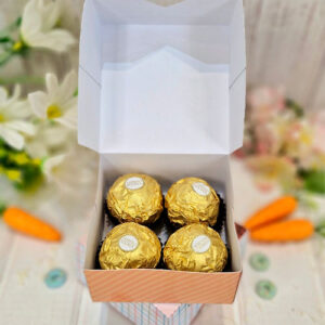 "caixa para 4 doces de Páscoa"