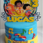 Topo de Bolo 3 palavrinhas