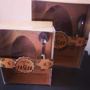 Arquivo de corte caixa de Páscoa