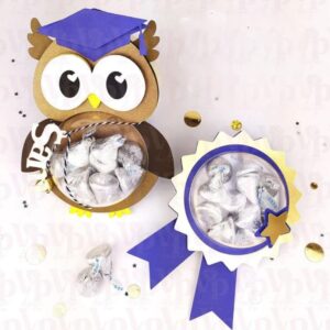 "lembrancinha de formatura coruja personalizada"