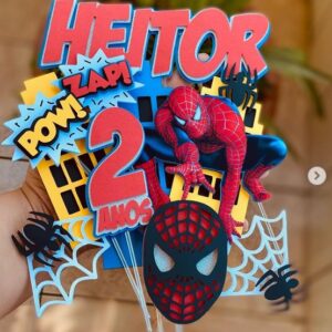 topo bolo homem aranha