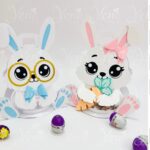 "Coelhinho porta bombom em papel