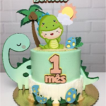 "Topo de Bolo Dinossauro Baby"