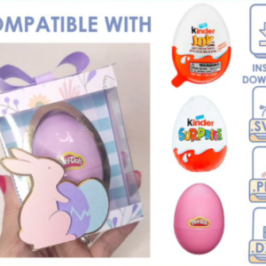 "Caixa personalizada para Kinder Ovo de Páscoa"