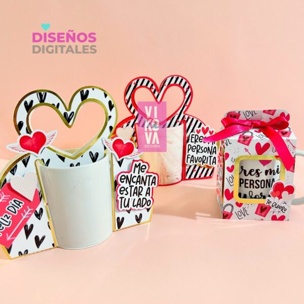 Caixa personalizada para caneca.​