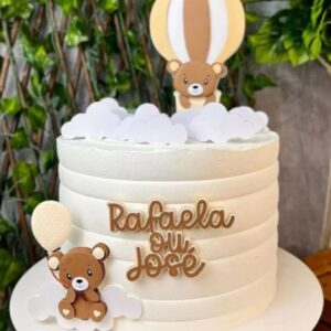 topo bolo ursinho baloeiro