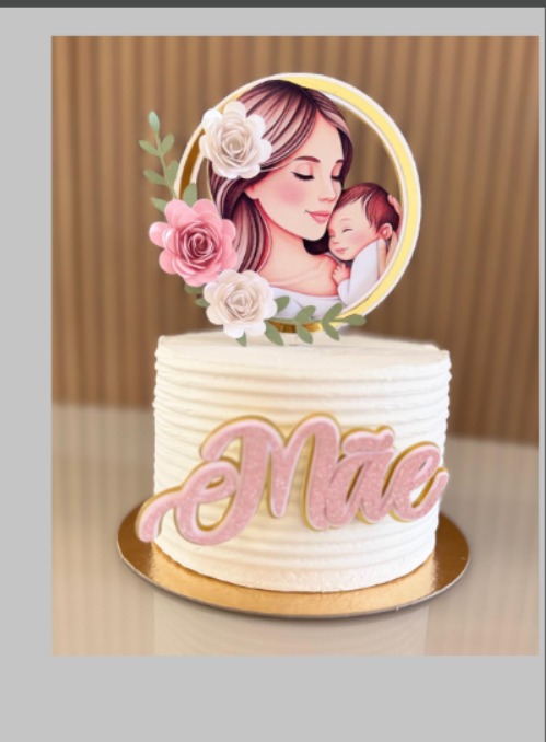 topo bolo dia das maes