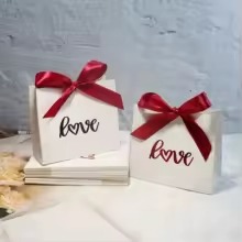 "Mini sacola rosa para presentes de Dia dos Namorados"