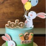 Topo de bolo coelho Páscoa