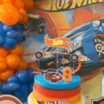 Topo de bolo Hot Wheels personalizado