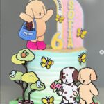 Topo de Bolo Bobbie em Camadas