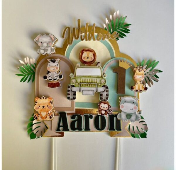 topobolosafaribaby topo de bolo safari