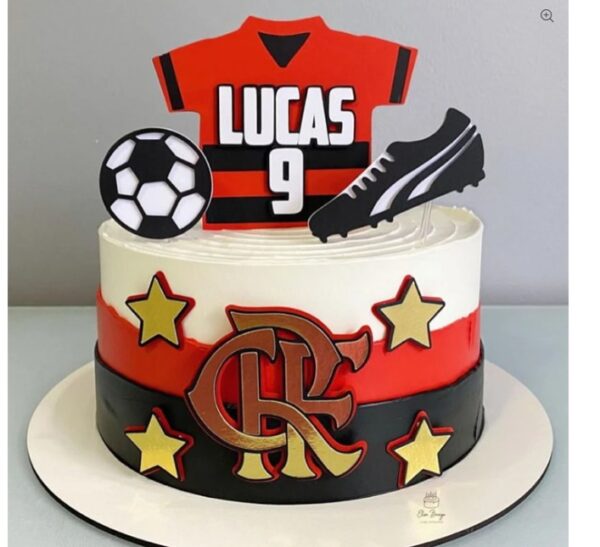 topoflamengo topo de bolo Flamengo em camadas