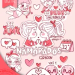 kit digital namorados criativo