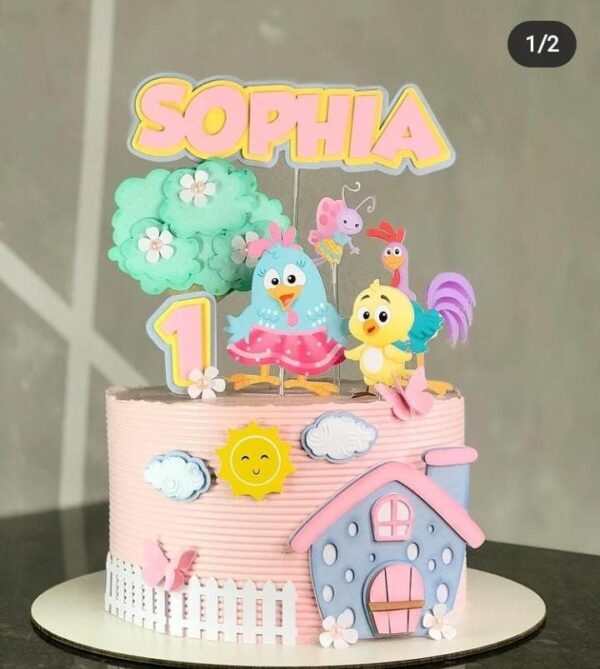 TOPO GALINHA PINTADINHA "Topo de bolo Galinha Pintadinha"