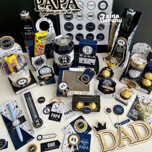 kit digital dia dos pais personalizado