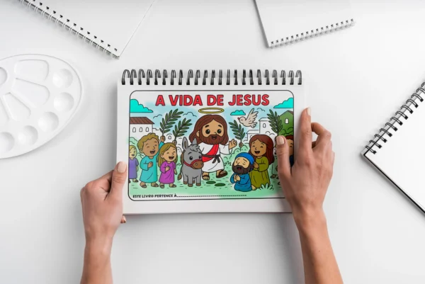 livro de colorir bíblico infantil