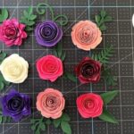 molde digital flores para silhouette