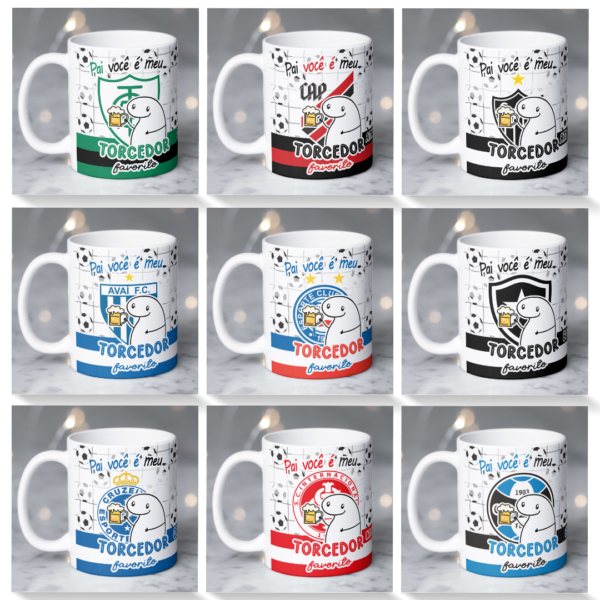 arte caneca dia dos pais flork