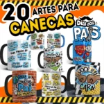 arte para caneca personalizada