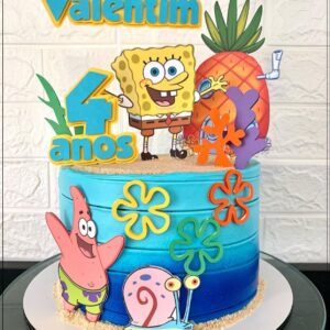 topo bolo Bob Esponja