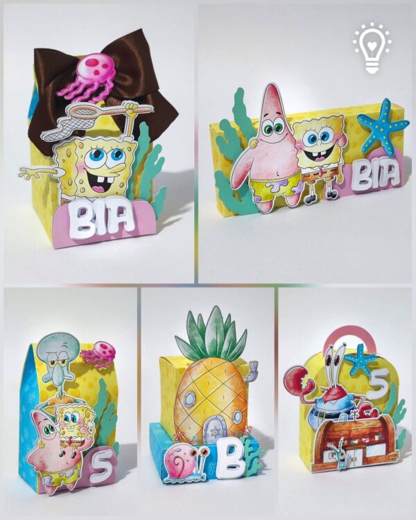 arquivo corte Bob Esponja digital