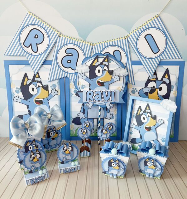 rquivo corte festa Bluey para Silhouette