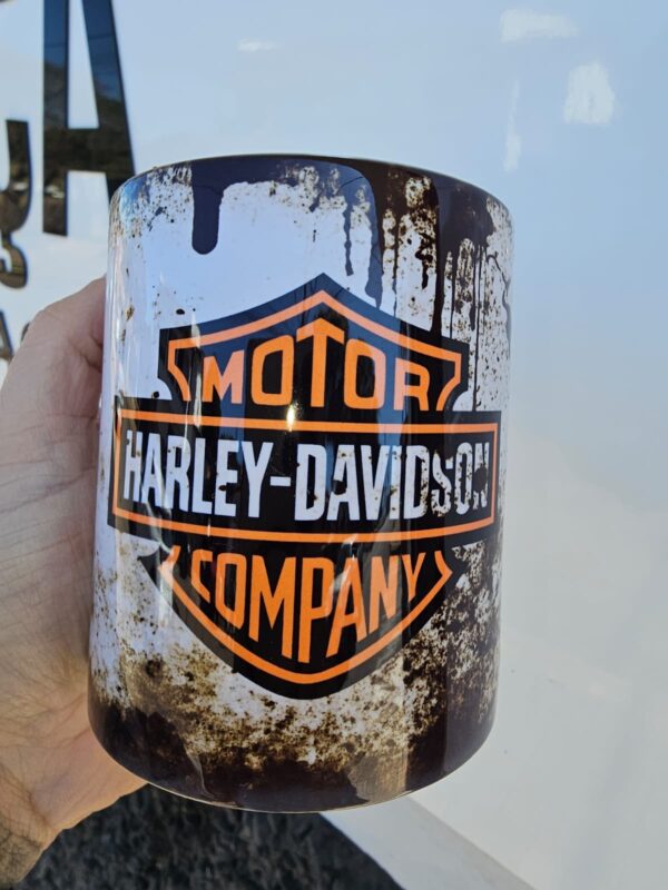 caneca personalizada moto Harley Davidson