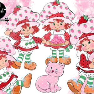 “Kit digital Moranguinho PNG festa decorativo”