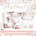 coleção digital de caderneta para gestação