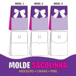 “molde sacolinha studio png”