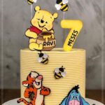 topo de bolo ursinho pooh aniversário infantil