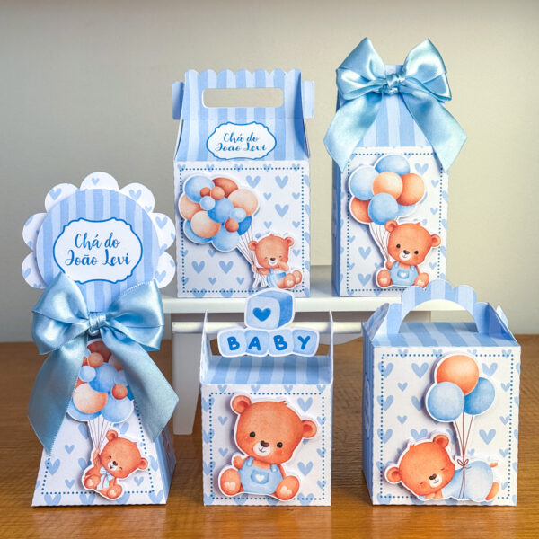 Arquivo de corte URSINHO AZUL para imprimir arquivo corte ursinho baloeiro