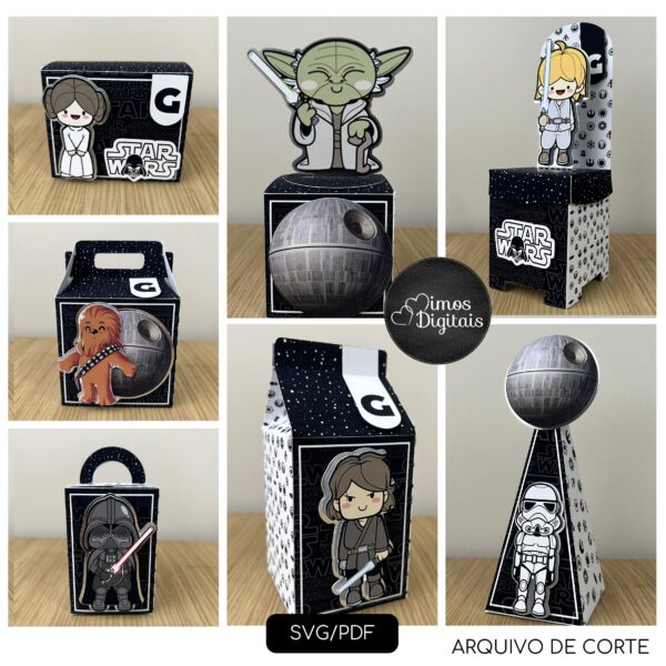 festa star wars arquivo corte Star Wars