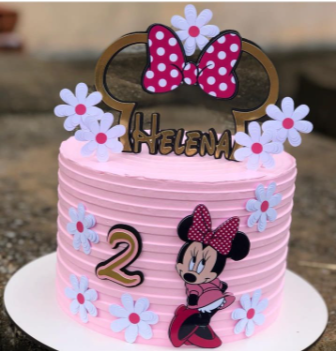 arquivo corte topo bolo minnie